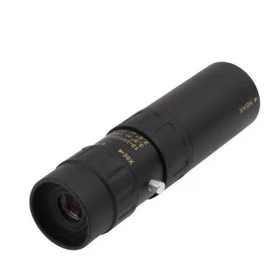 10-30 x 25mm Telescope Monocular for Backpacking / Hiking(Black)