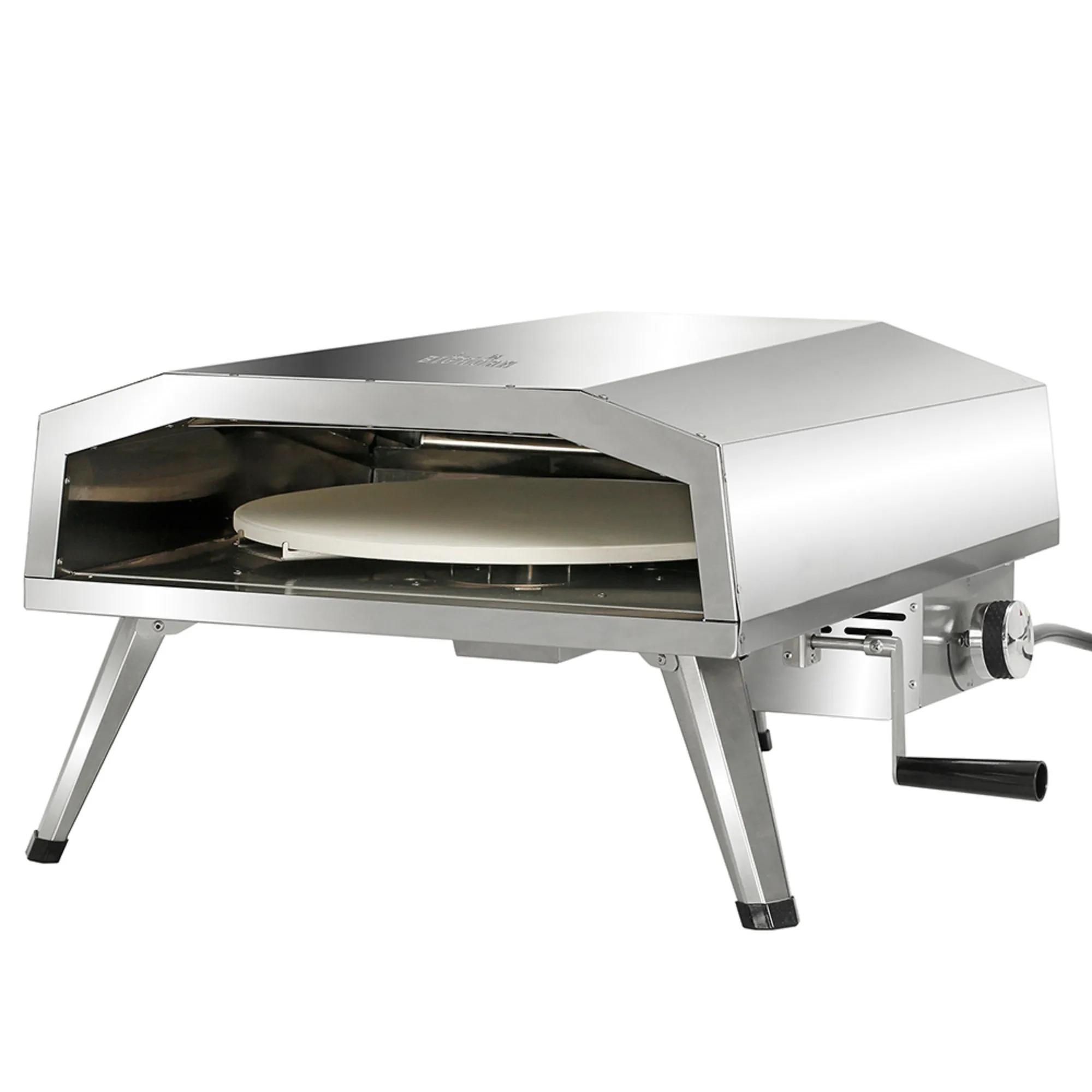 16'' Outdoor Propane Pizza Oven with Rotating Pizza Stone