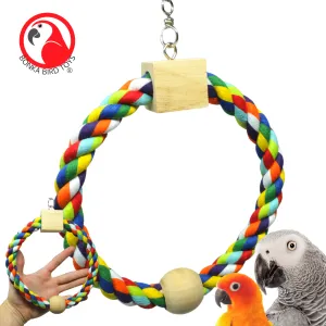 1676 Rainbow Ring Cotton Perch