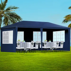 3x6m UV Resistant Gazebo Marquee Tent, Blue - Instahut