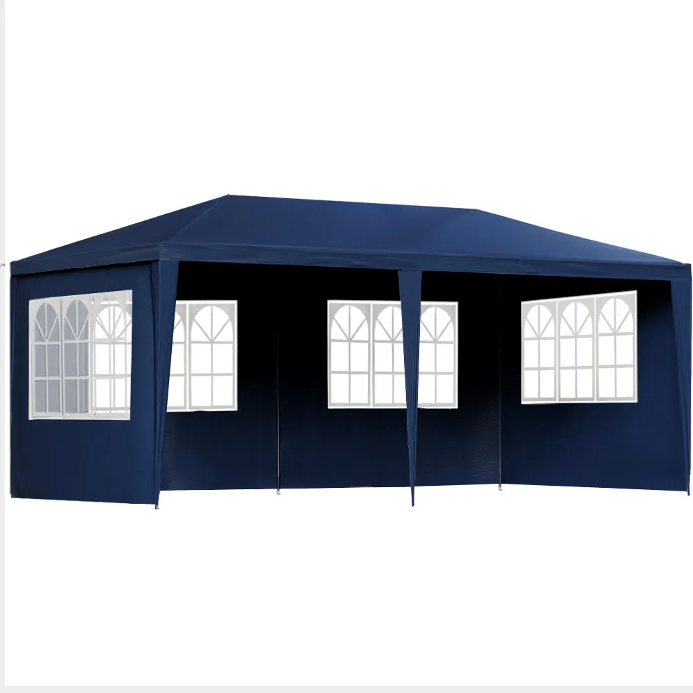 3x6m UV Resistant Gazebo Marquee Tent, Blue - Instahut