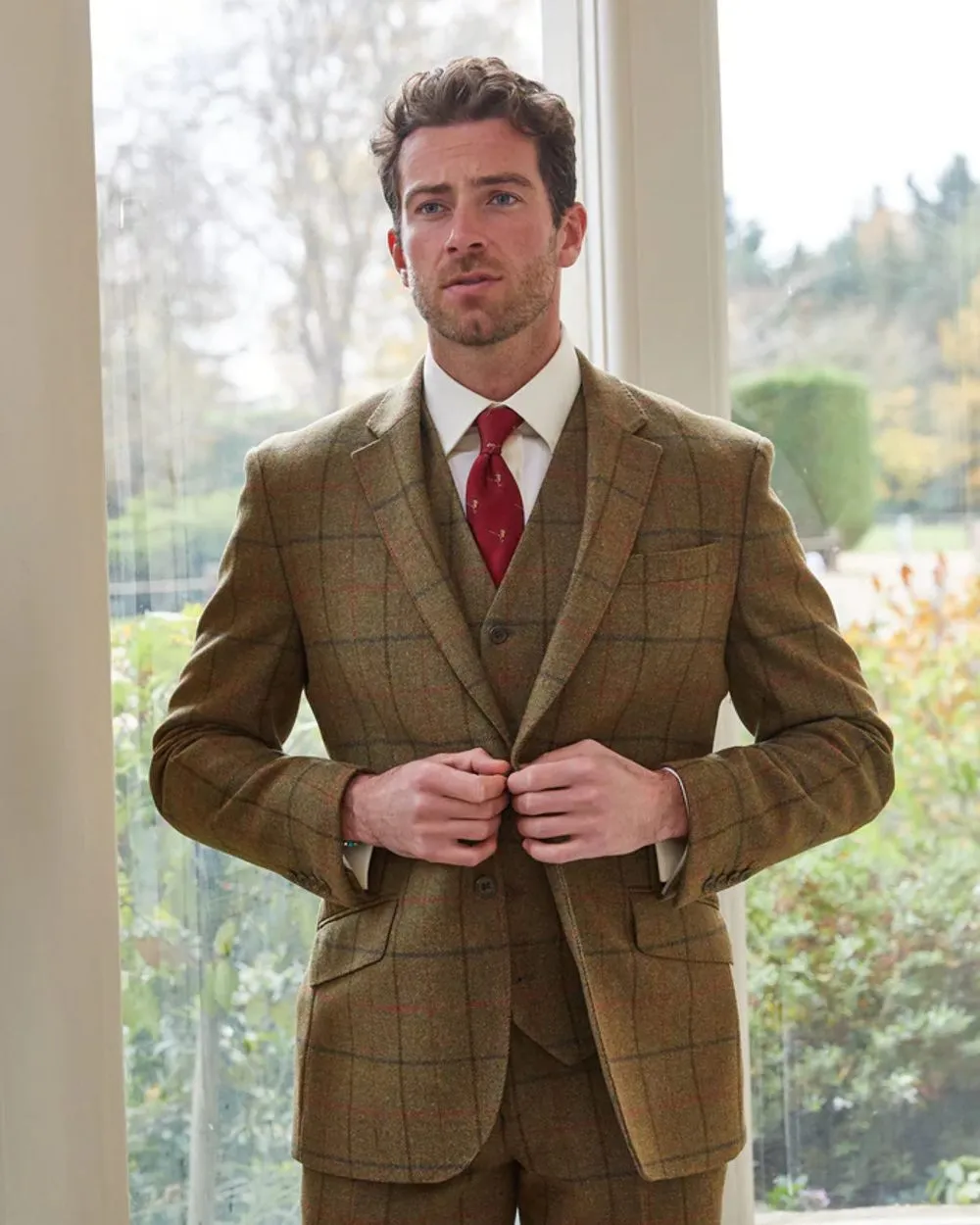 Alan Paine Combrook Mens Tweed Sports Blazer