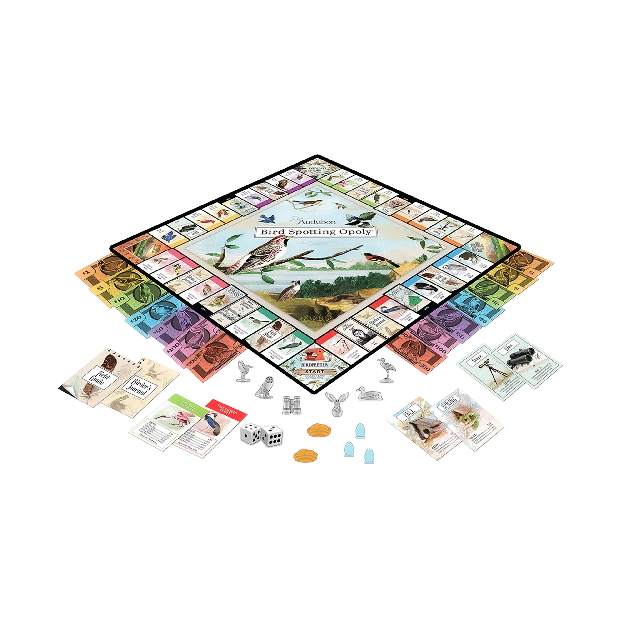 Audubon Bird Spotting Opoly Collector's Edition Set