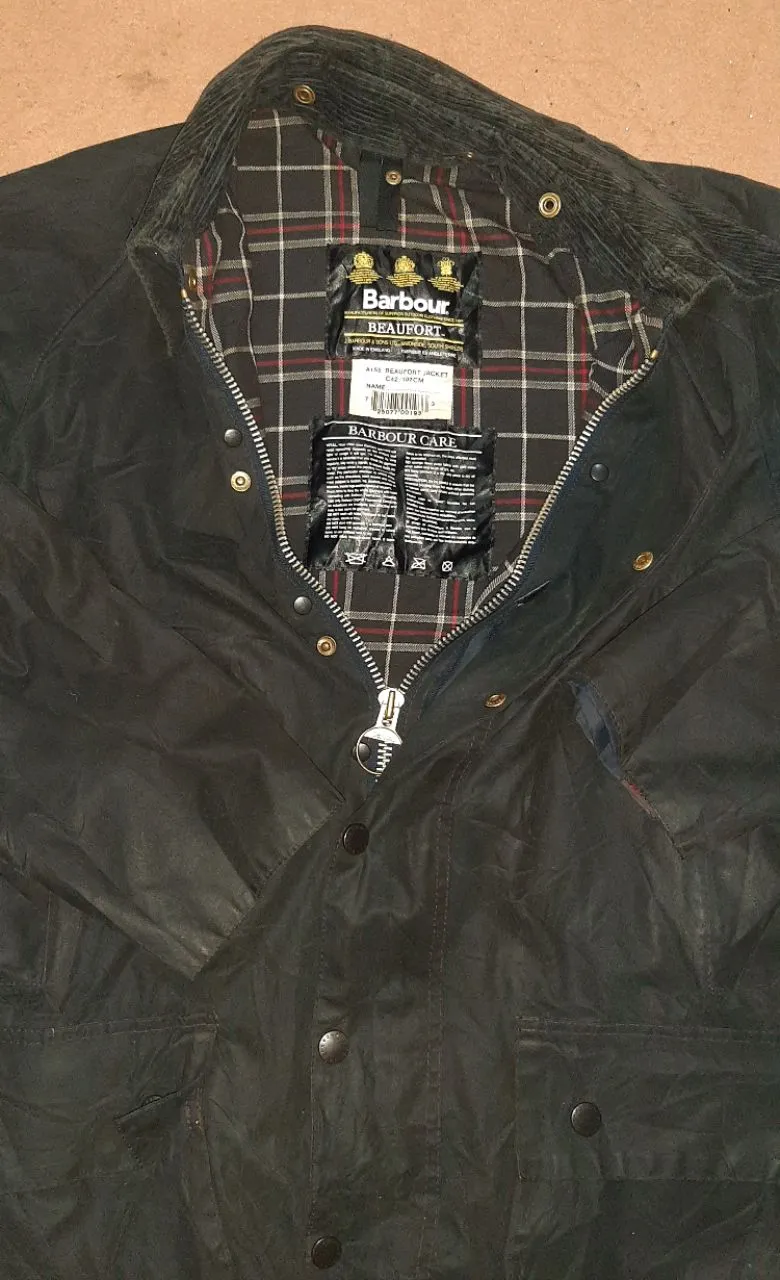 BARBOUR WAX JACKET 3 PIECES OF BUNDLE