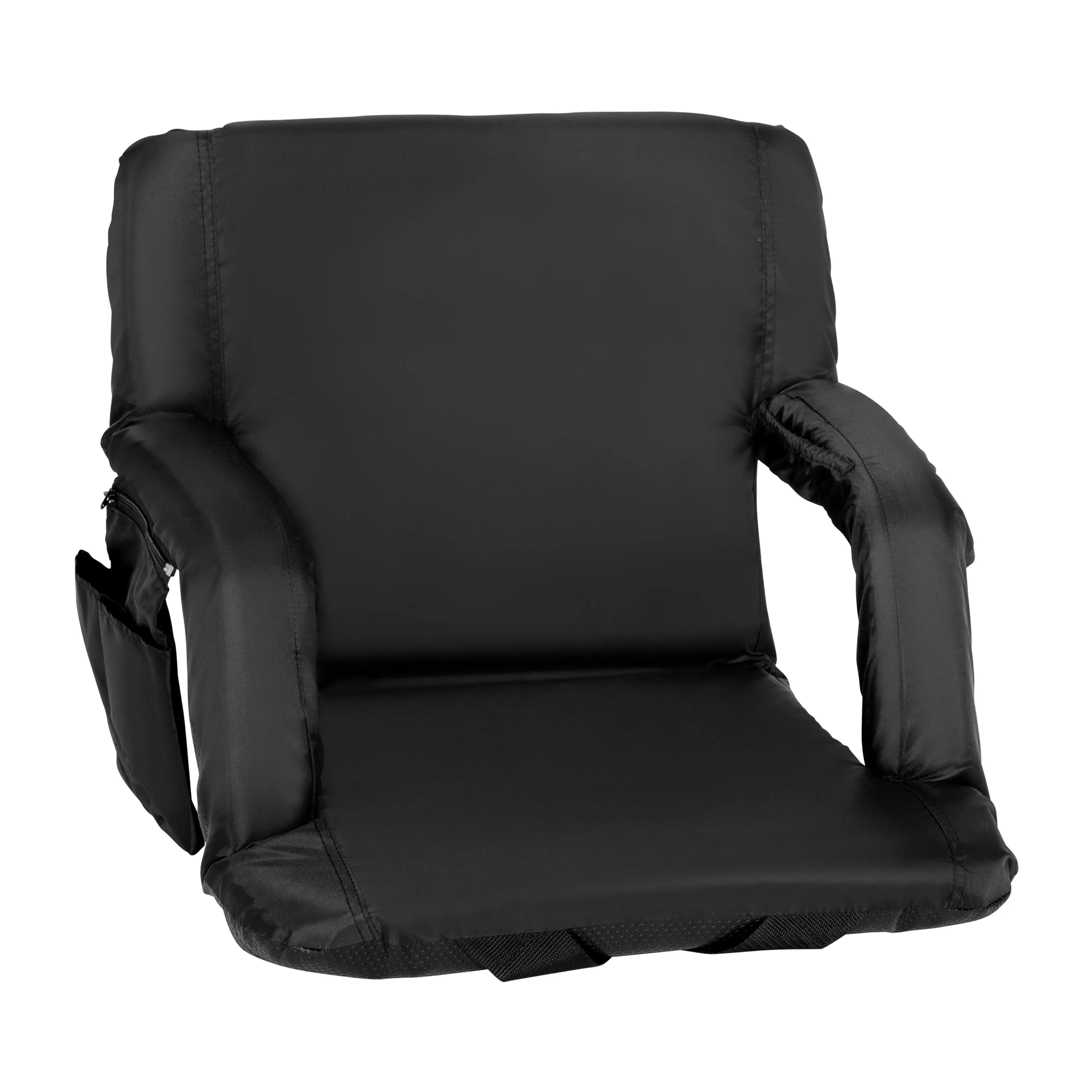 Black Reclining Stadium Chair FV-FA090-BK-GG