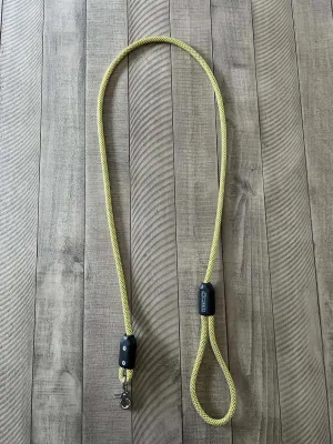 Clamped Climbing Rope Leash Yellow