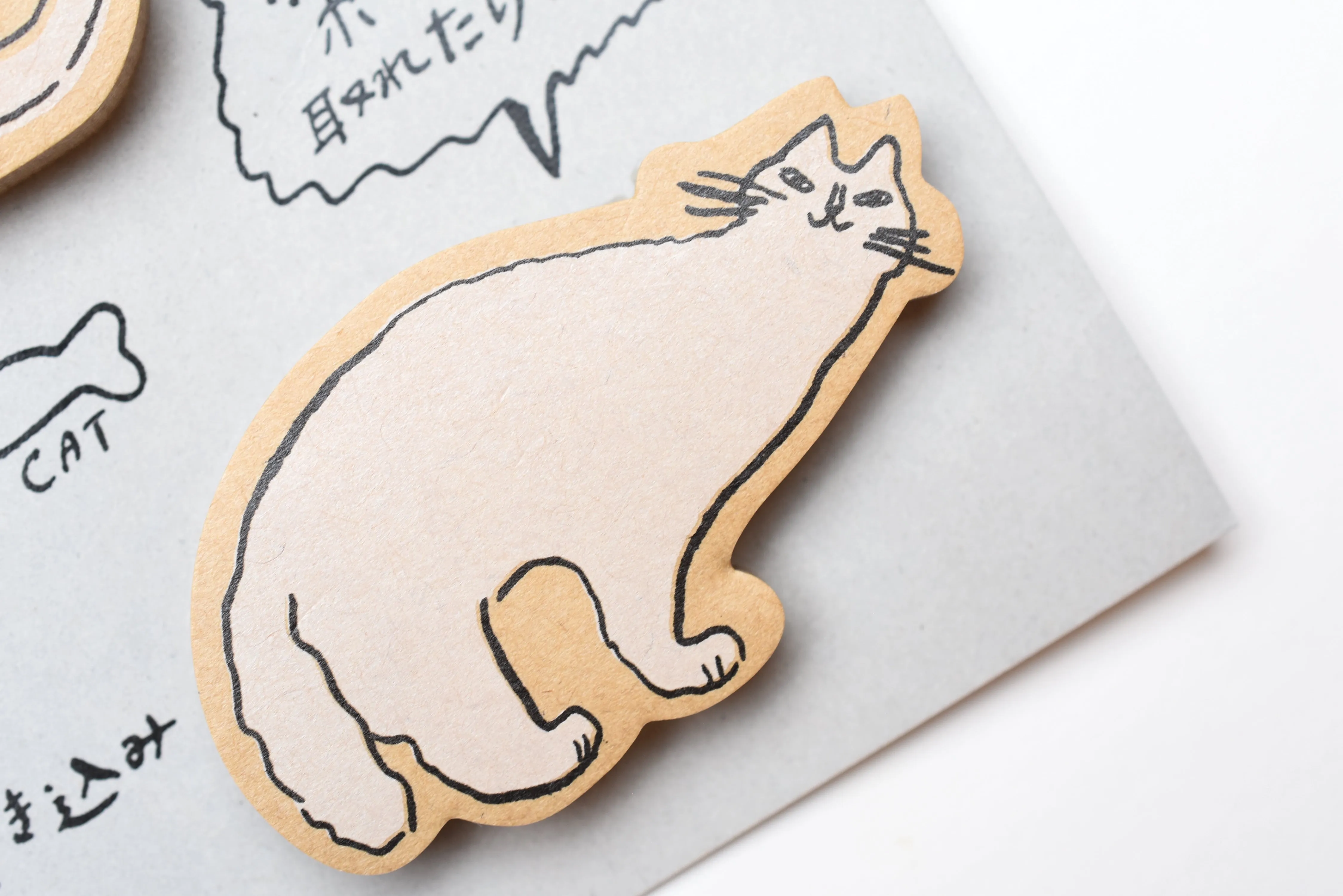 Classiky - Toranekobonbon Small Kraft Sticky Notes