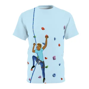 Climbers Conquer Rock Climbing Men's Unisex T-Shirt