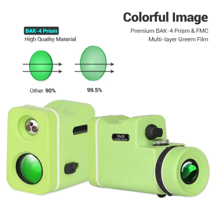 CS-1030 10X Colorful High List Binoculars with Infrared Light(Fruit Green)