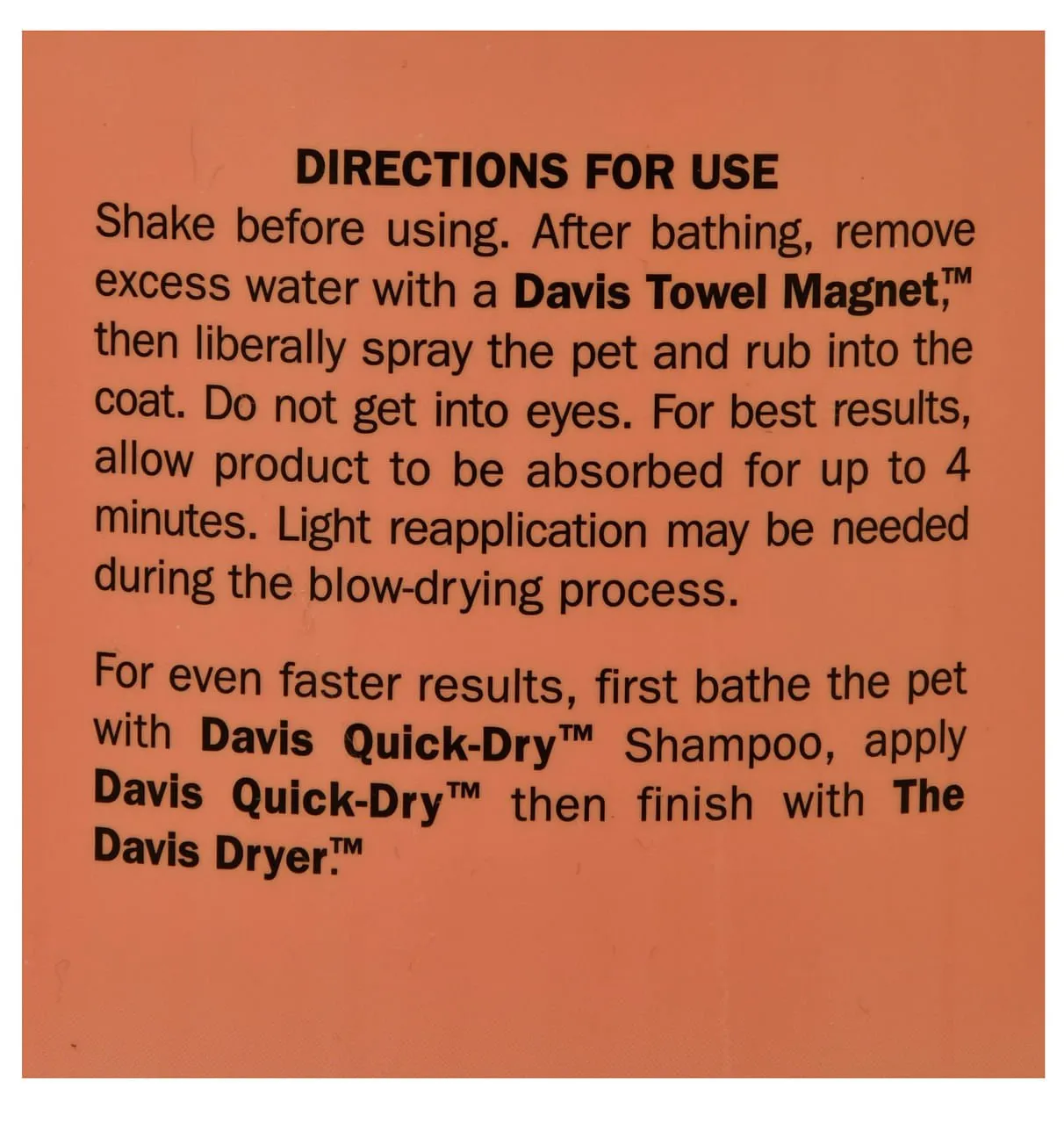 Davis Quick-Dry Spray