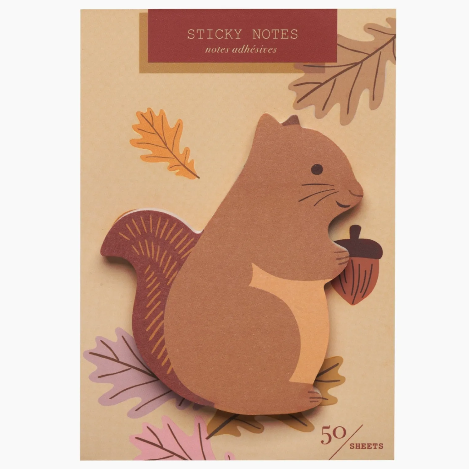 Die Cut Sticky Notes - Squirrel