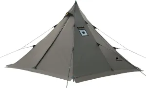 essential Ranch Fire Teepee Tent with Inner Tent, 4 Season Hot Tent with Stove Jack, Windproof Waterproof Cold Weather Winter Tent, Hot Tents for Camping