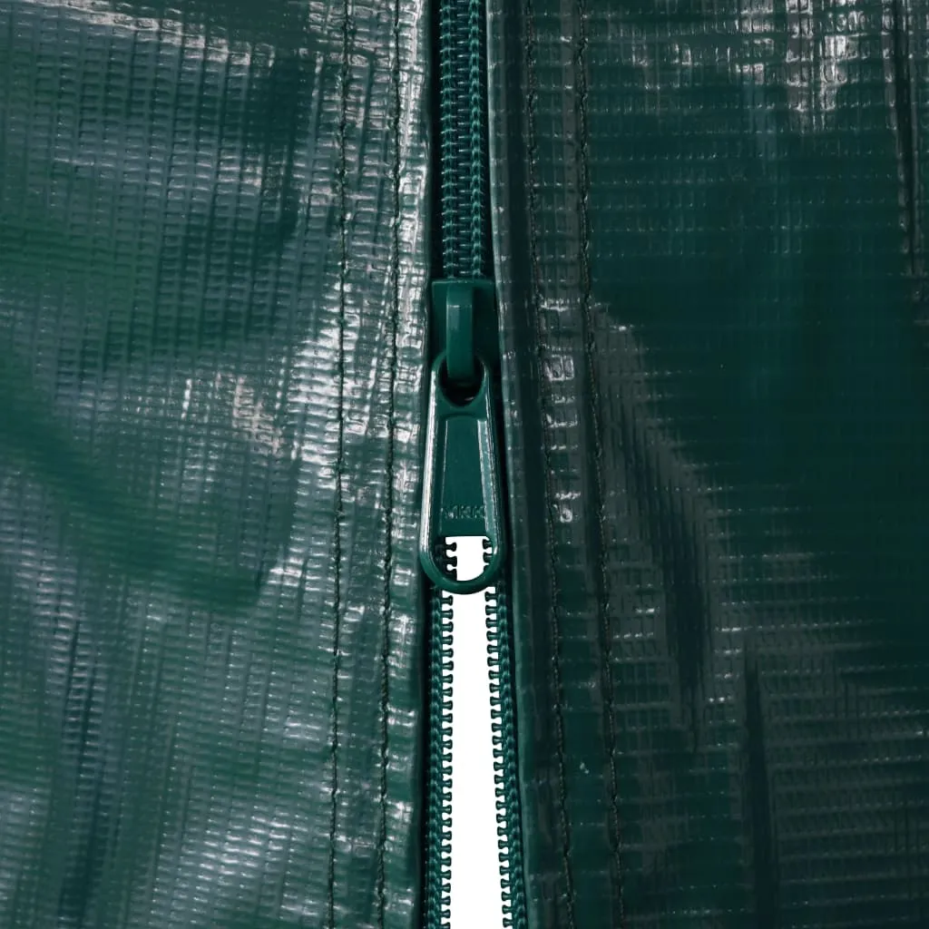 Garage Tent PVC 2.4x2.4 m Green