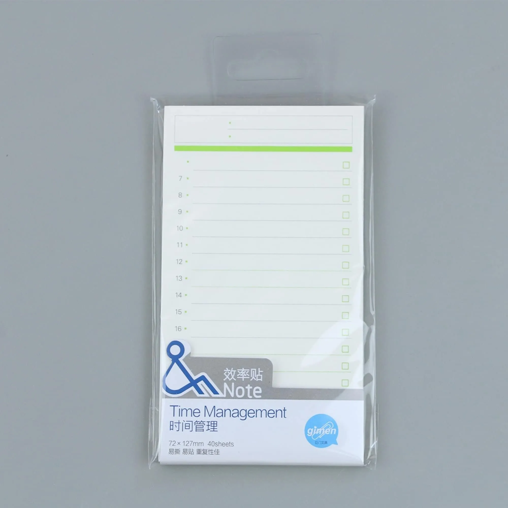 Gimen Paper Strong Sticky Note WEEKLY PLANNER Sticky Note Organization Sticky Note | 3.54 X 5.00 Inches 30 Sheets