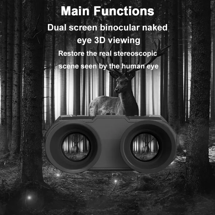 GVDA GD918 1.4 inch TFT Screen Binocular Head Mounted Infrared Night Vision Binoculars