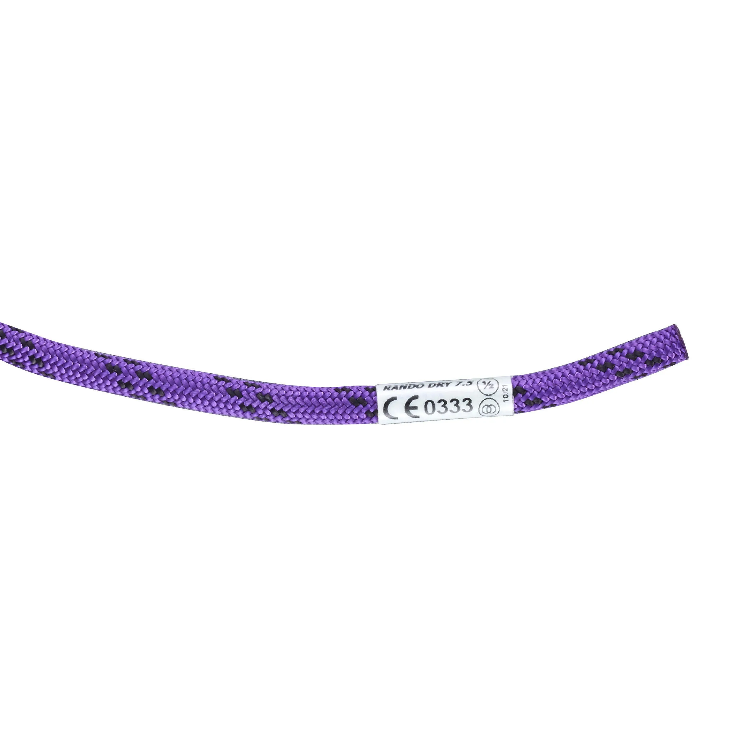 Hiking rope Simond Rando Dry, purple