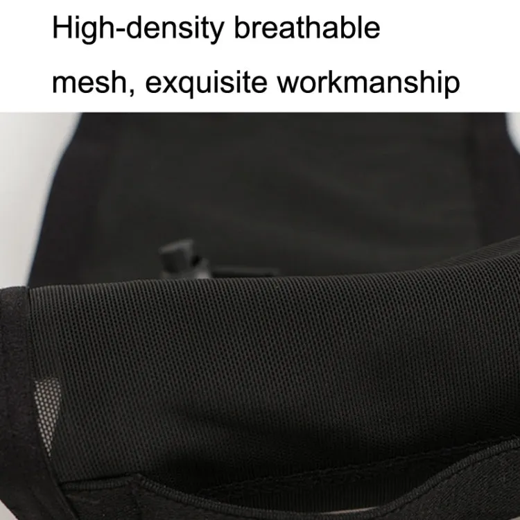 Large Capacity Elastic Mesh Close-fitting Mobile Phone Bag Cycling Mountaineering Kettle Bag, Size: L(Rainbow)