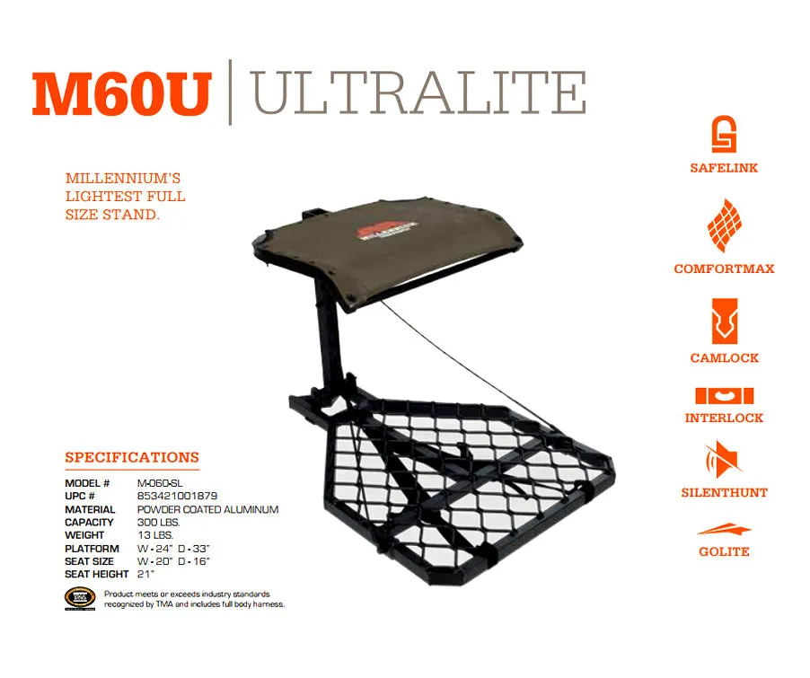 Millennium Aluminum Ultralite M-60U Hang-On