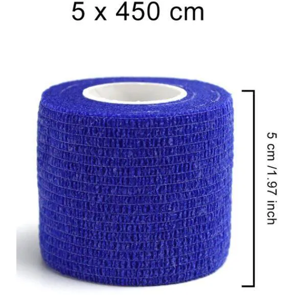 Non-Woven Elastic Fabric Self Adhesive Fitness, Knee Elbow Injury Support Bandage