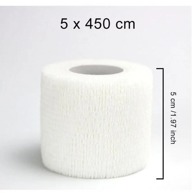 Non-Woven Elastic Fabric Self Adhesive Fitness, Knee Elbow Injury Support Bandage