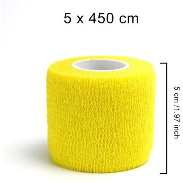 Non-Woven Elastic Fabric Self Adhesive Fitness, Knee Elbow Injury Support Bandage