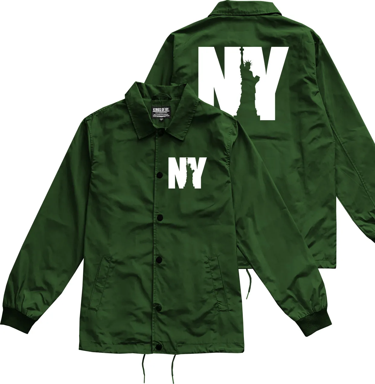 NY Statue Of Liberty Mens Coaches Jacket