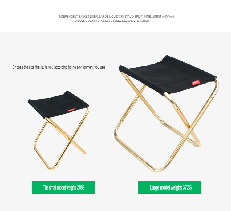 Outdoor Folding Chair, Portable Mini Adult Barbecue Chair, Fishing Stool, Simple And Lightweight Train Stool