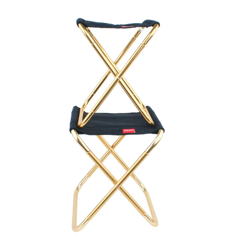 Outdoor Folding Chair, Portable Mini Adult Barbecue Chair, Fishing Stool, Simple And Lightweight Train Stool