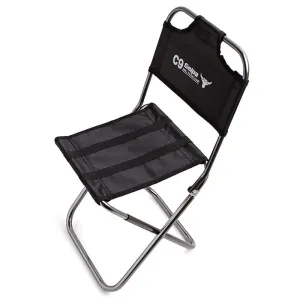 Outdoor Mountaineering Folding Chair Camping Barbecue Aluminum Alloy Back Chair Portable Fishing Chair Train Stool Old Man