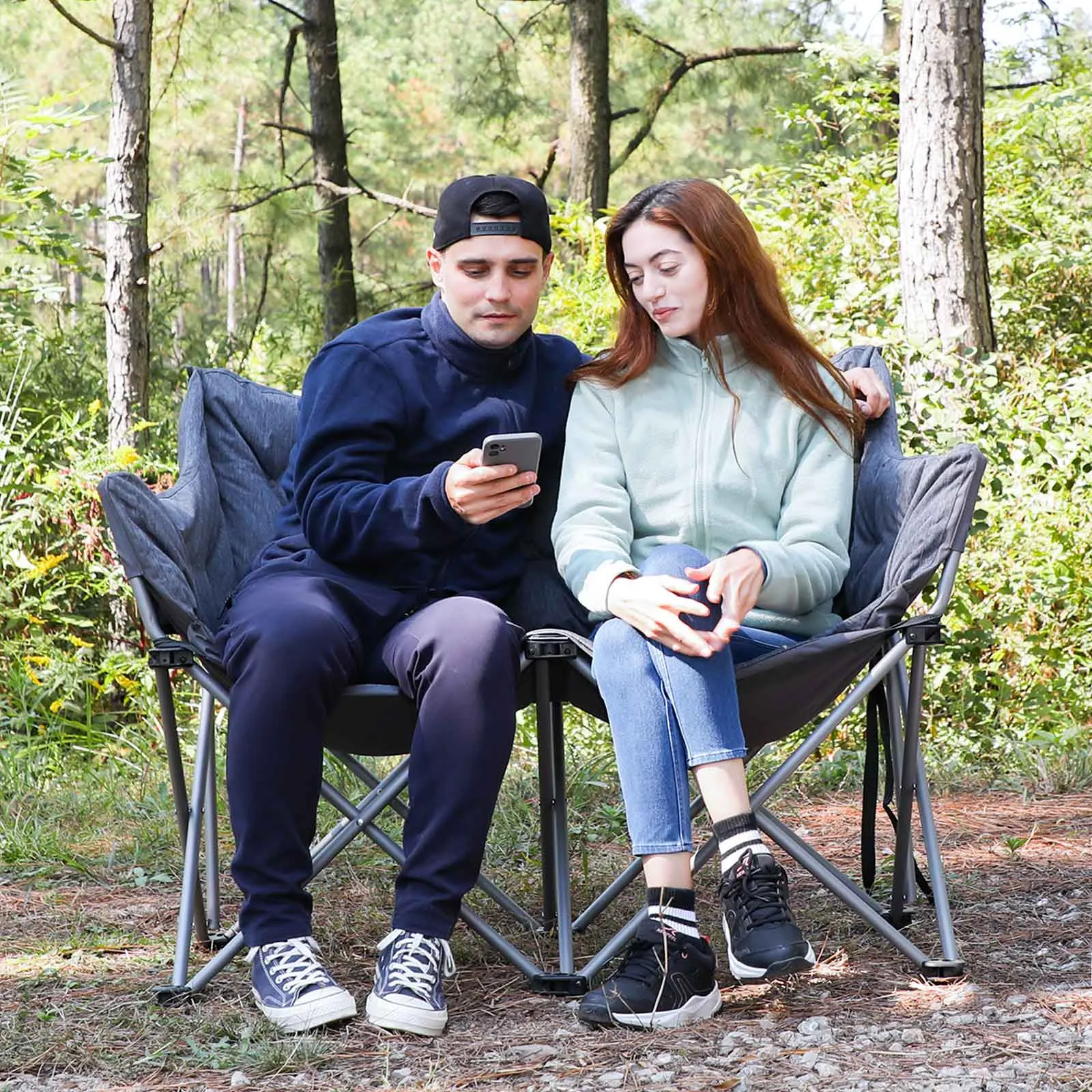 Padded double Camping Chair