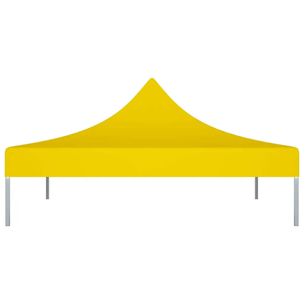 Party Tent Roof 2x2 m Yellow 270 g/m²