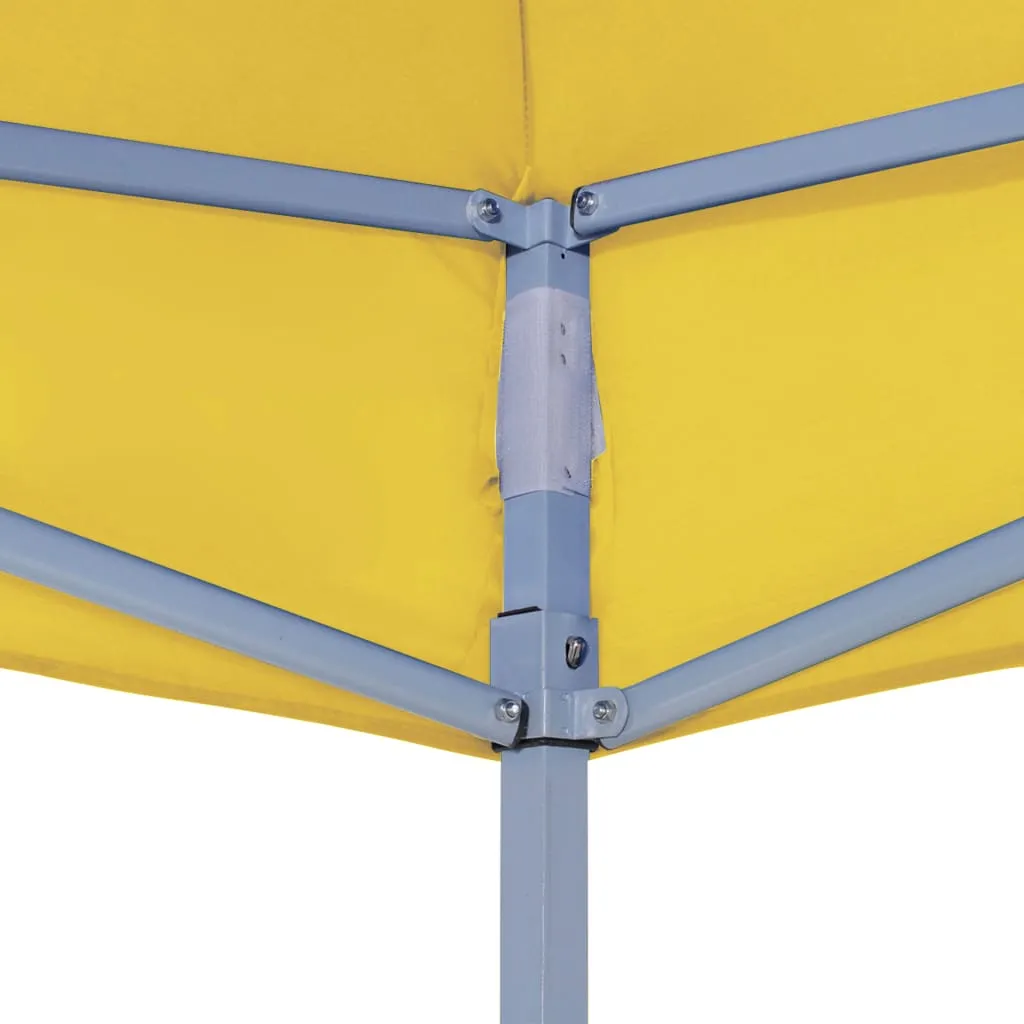 Party Tent Roof 2x2 m Yellow 270 g/m²