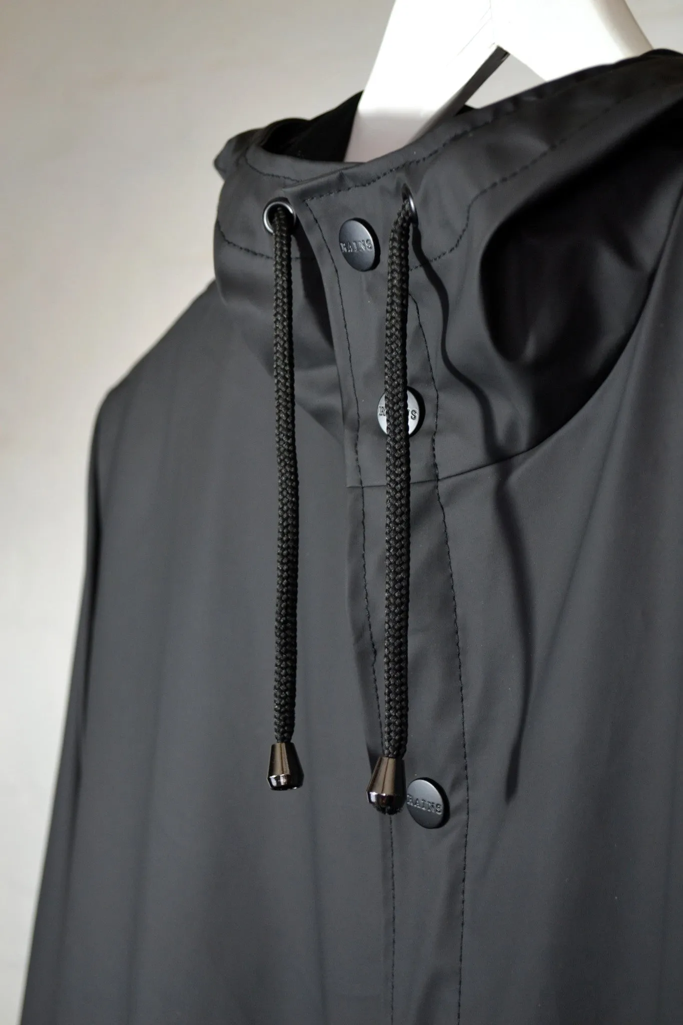 Rains Long Black Jacket