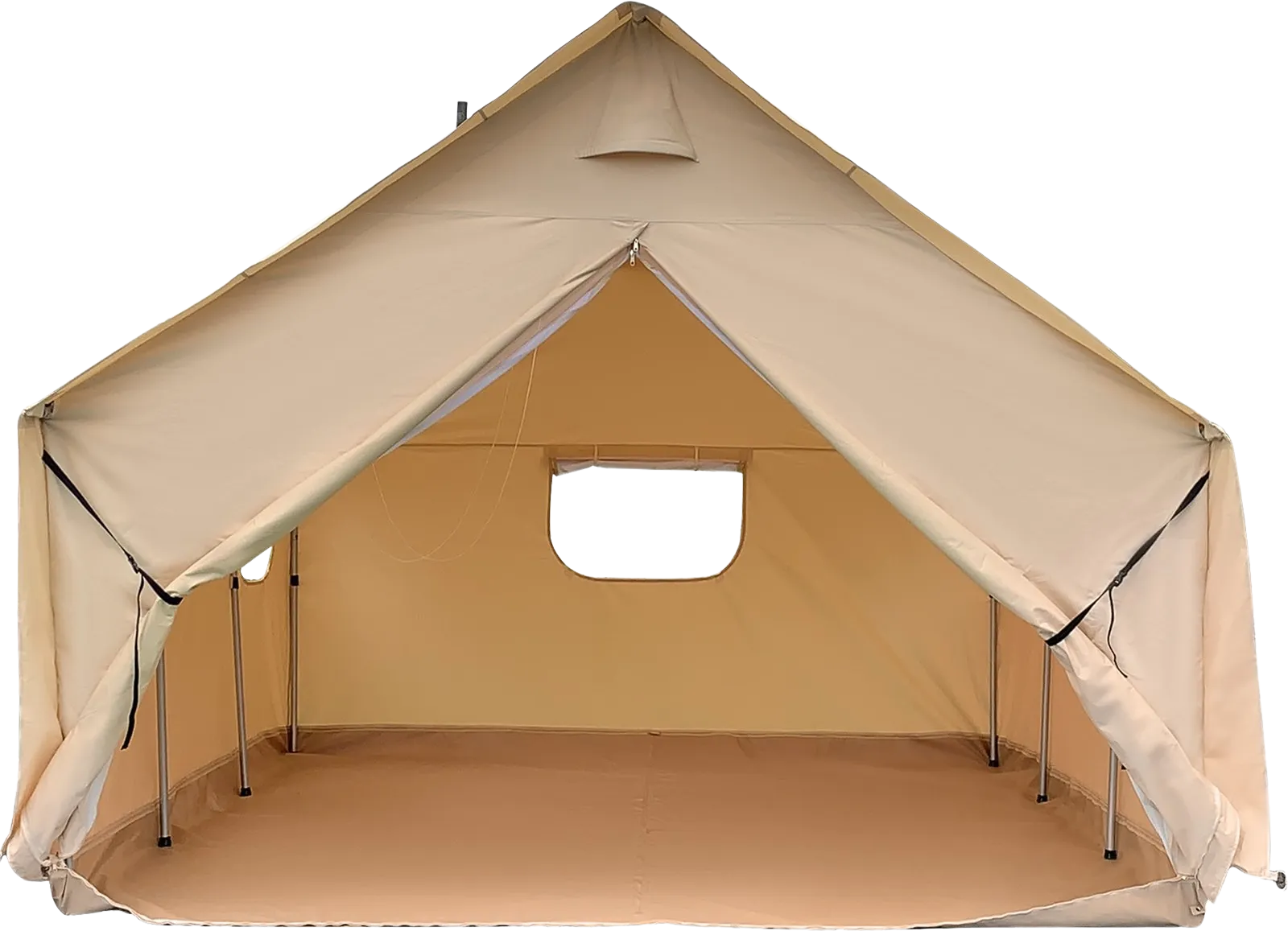 Vevor Canvas Wall Tent 10' x 12' Waterproof with Storm Flap for 6-8 People New