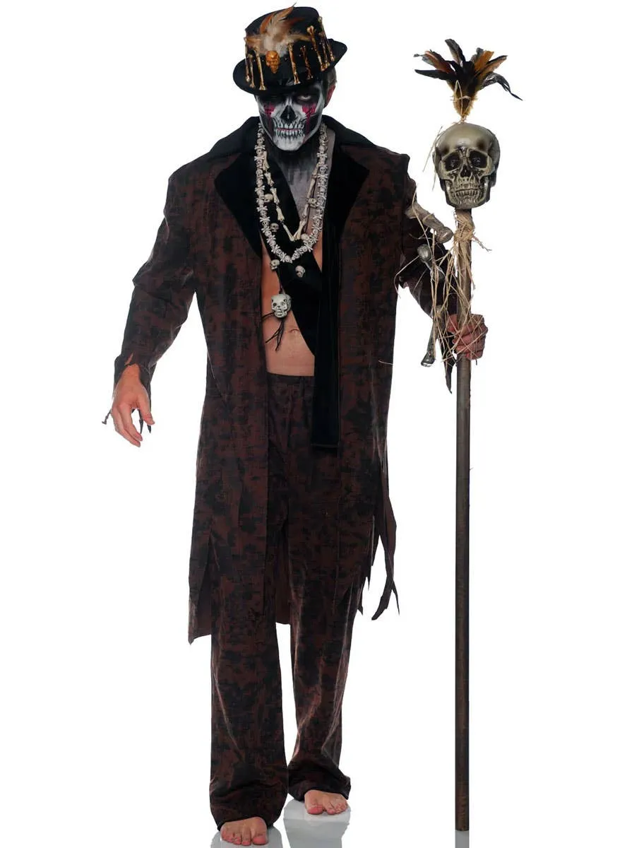 Voodoo Witch Doctor Plus Size Mens Halloween Costume