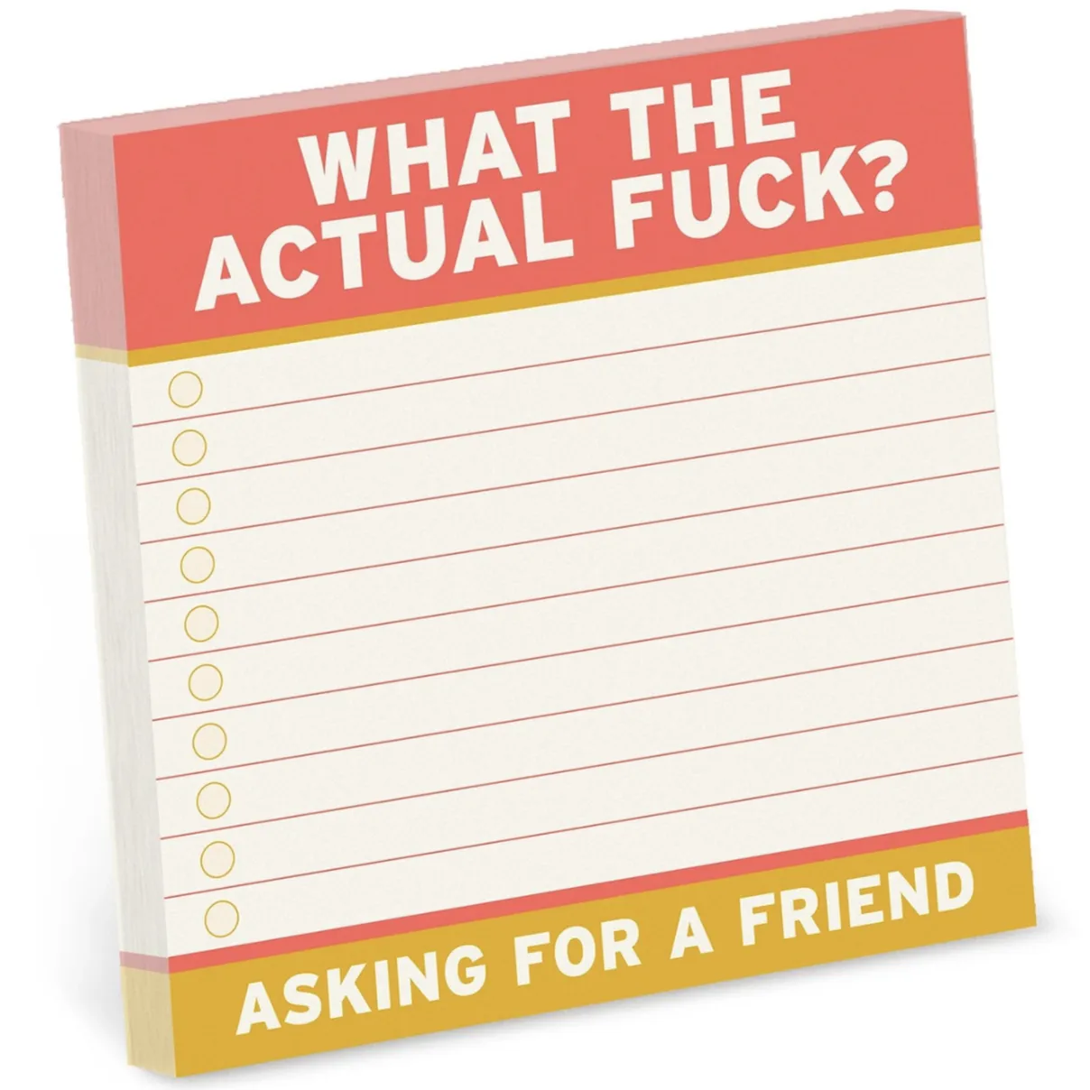 What The Actual Fuck Sticky Notepad