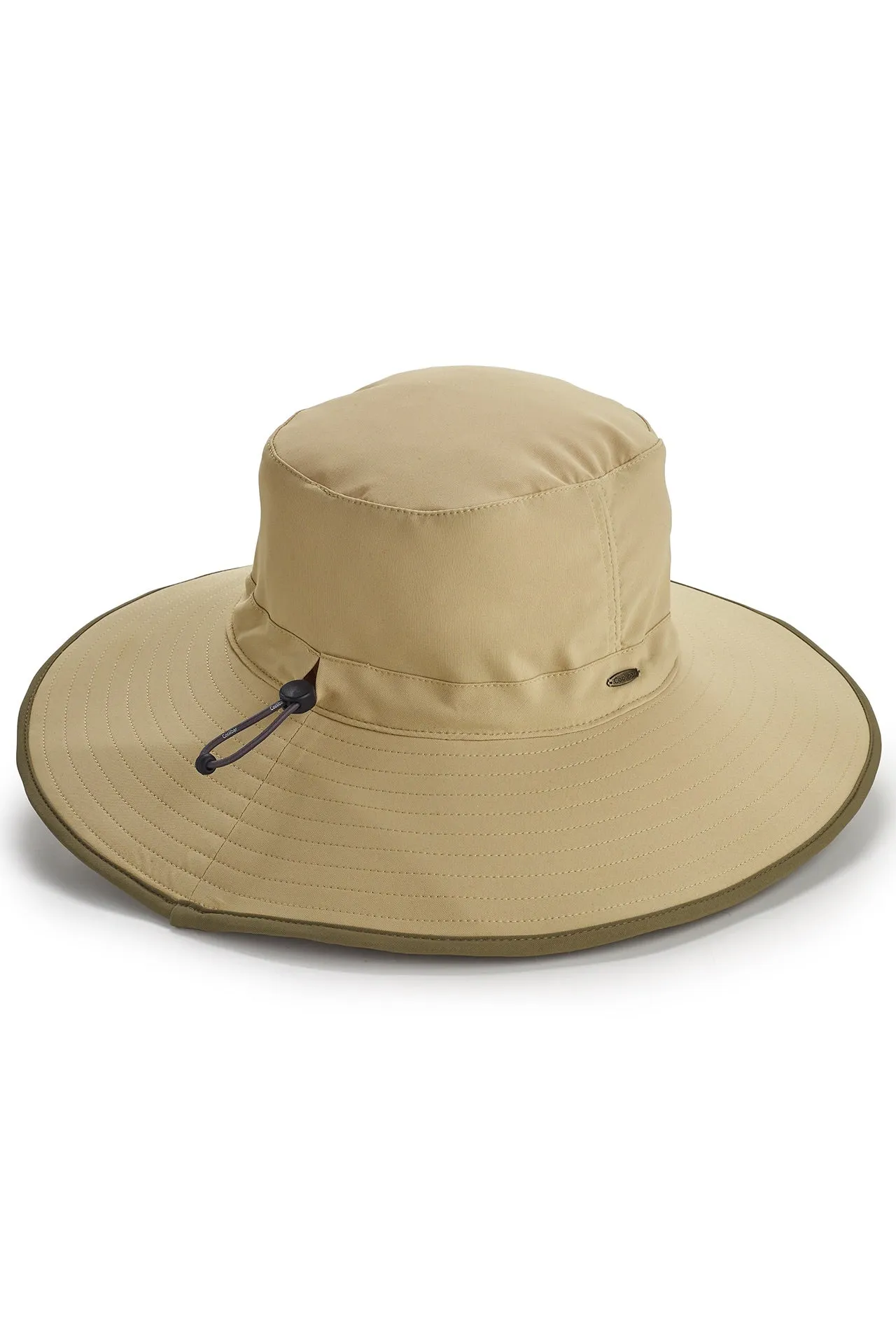 Women's Etta Shapeable Sun Catcher Hat  |  Tan/Khaki Travel Medallion